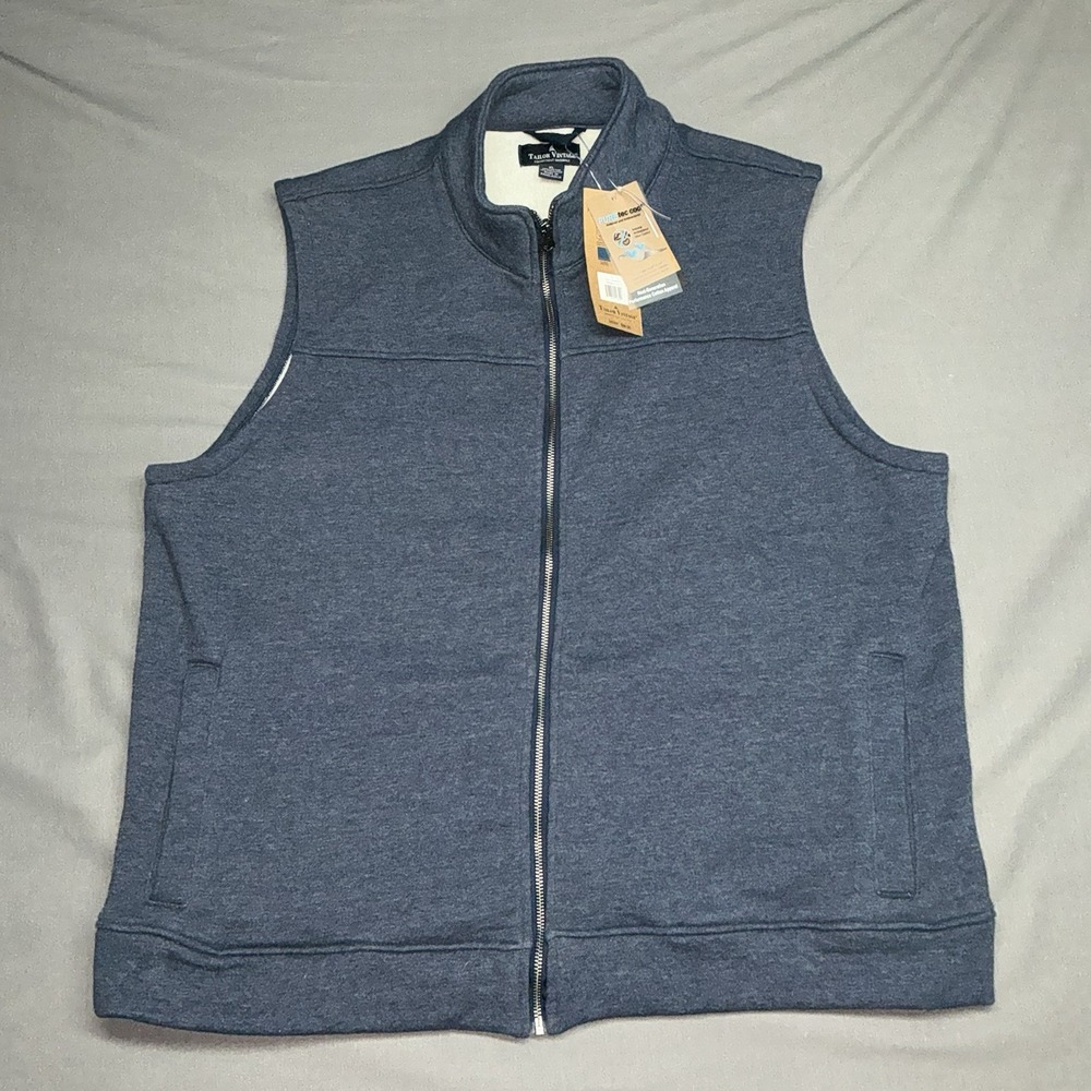 Tailor Vintage Navy Men's Vest Size XL New with Tags